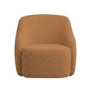 Ver imagem 7 de Poltrona Decorativa Vitta Pés Madeira Bouclé Terracota - Nexta Casa