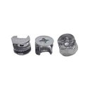 Ver imagem 1 de Kit C/ 200 Tambor Minifix 15X11 Natural P/15mm + 200 Tapa Furos Adesivos Branco Tx 19mm