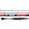 Vara Agata 1,83m 6-12lbs 2 Partes - Albatroz + Carretilha Direita LK200 + Linha Multi 4X Max 100mts - 2