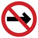 Ver imagem 1 de Placa Sinalização Sentido Proibido 45x45cm Redonda