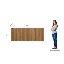 Cabeceira Ripado Modular 4 Caixas Ubatuba Cama Queen Linea Brasil - 4