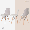 Ver imagem 4 de Cadeira para Cozinha Sala de Jantar Quarto Charles Eames eiffel 130ppp Kit 5 Unidades Cor:nude