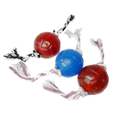 Ver imagem 1 de Brinquedo para Cães Bola Cristal Bone Lisa Laço Preto 75mm