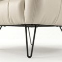 Ver mais imagens de Poltrona Decorativa Malta Pes Ferro Courino Tcs 725 Moll
