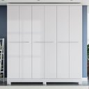 Ver imagem 2 de Guarda Roupa Casal 6 Portas 217x202 Cm E530 Branco Kappesberg