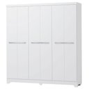 Ver imagem 1 de Guarda Roupa Casal 6 Portas 217x202 Cm E530 Branco Kappesberg
