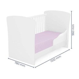 Berço Mini Cama com Perfil Doce Sonho Qmovi - 5 Berço Mini Cama com Perfil Doce Sonho Qmovi - 5