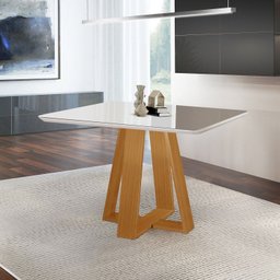 Mesa para Sala de Jantar Tampo de Vidro Grécia - 1