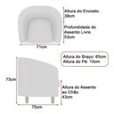 Ver imagem 7 de Conjunto de Sofá Dolar 2 Lugares Fixo 120cm Caramelo Sallar Home