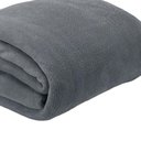Ver imagem 2 de Cobertor Casal Manta Microfibra Lisa Soft Veludo 2,20mx1.80m:Cinza