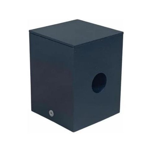 Poste Balizador de Sobrepor para Piso Preto - Interlight
