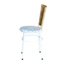 Ver imagem 5 de 2 Cadeiras para Mesa Branca Hawai Palha Assento Floral:floral Gelo