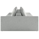 Ver imagem 7 de Sofá Ilha Modulado Milos 252cm Puff Lateral Linho Cinza Claro G33 - Gran Belo