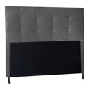 Ver imagem 3 de Kit Cabeceira e Calçadeira Baú Queen 1,60m Berlim Suede Cinza - Pallazio