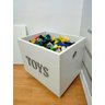 Mini Baú Toy Box Organizador De Brinquedos Com Tampa - 4