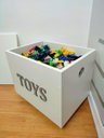 Ver imagem 4 de Mini Baú Toy Box Organizador De Brinquedos Com Tampa