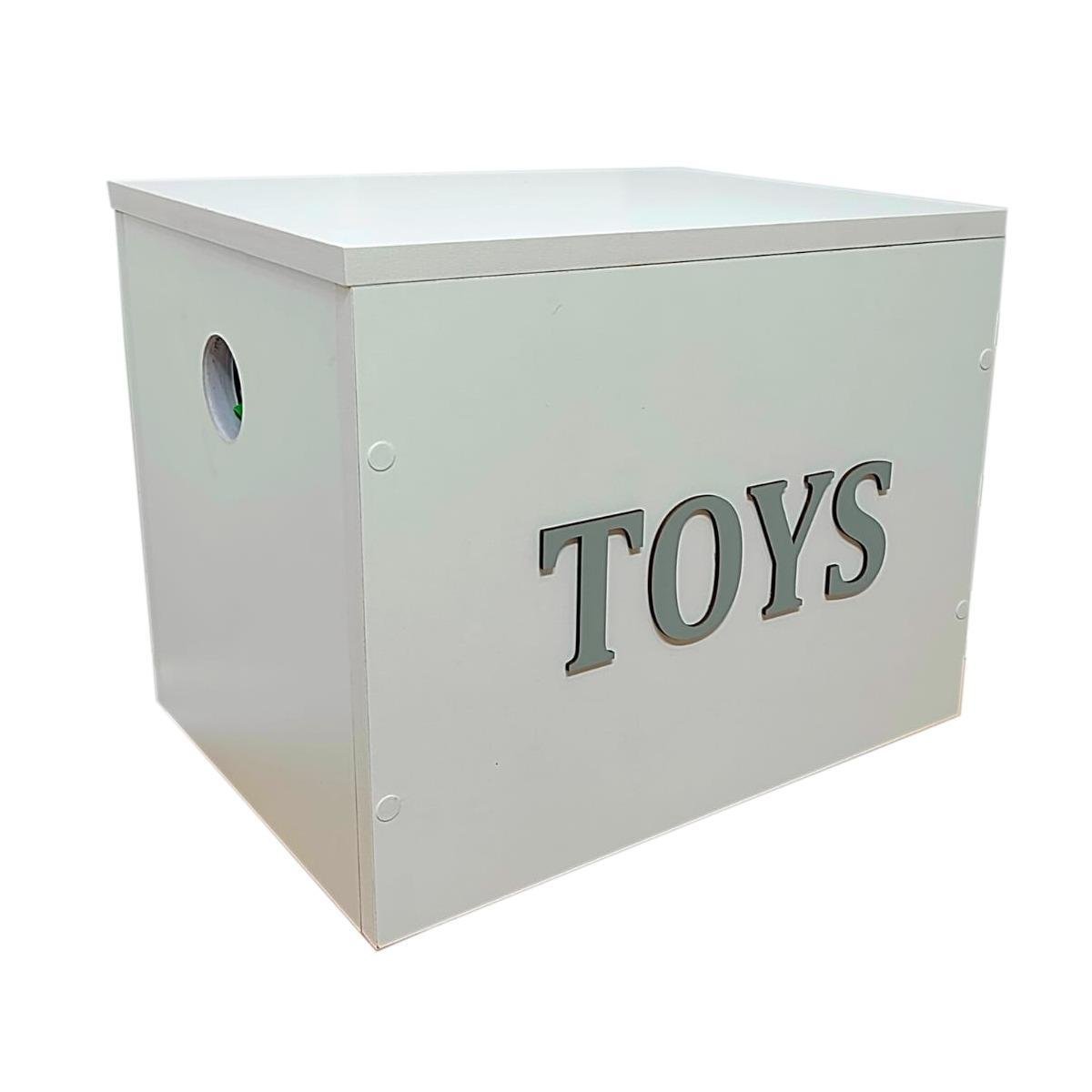 Mini Baú Toy Box Organizador De Brinquedos Com Tampa - 3