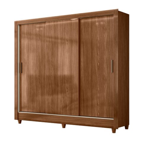 Guarda Roupa Casal 3 Portas Grande Resistência - Sofisticado