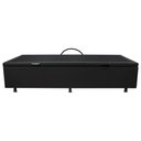 Ver imagem 4 de Base Box Baú para Cama Solteiro 88x188cm Liz S05 Sintético Preto - Mpozenato
