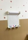 Ver imagem 4 de Painel Lousa Infantil Criativa Montessori Educativa Branca para Pintar e Colorir + Rolo de Papel Par