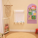 Ver imagem 4 de Painel Lousa Infantil Criativa Montessori Educativa Branca para Pintar e Colorir + Rolo de Papel Par