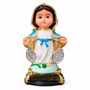 Ver imagem 1 de Imagem de Nossa Senhora Das Graças Infantil de Borracha Inquebrável - 15 cm
