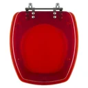 Ver imagem 1 de Assento Sanitário Poliester Thema Vermelho Translucido para vaso Incepa