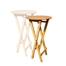 Mesa Bistrô Redonda Alta para Lanchonete Bares Jardim Churrasqueira Área Gourmet - 6