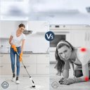 Ver imagem 4 de Escova de Limpeza Eletrica 25w Potente sem Fio Bateria Recarregavel Rotativo Giratorio Limpeza Esfra