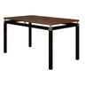 Conjunto de Mesa Malva Com 6 Cadeiras 151 Tampo BP 136cm Cor SF Preto Assento Cedro Artefamol 3025/1 - 6