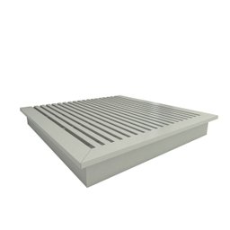 Cama King 2,01m Cabeceira 3,50m e 2 Mesas sob Medida em Mdf Cor:prata - 8