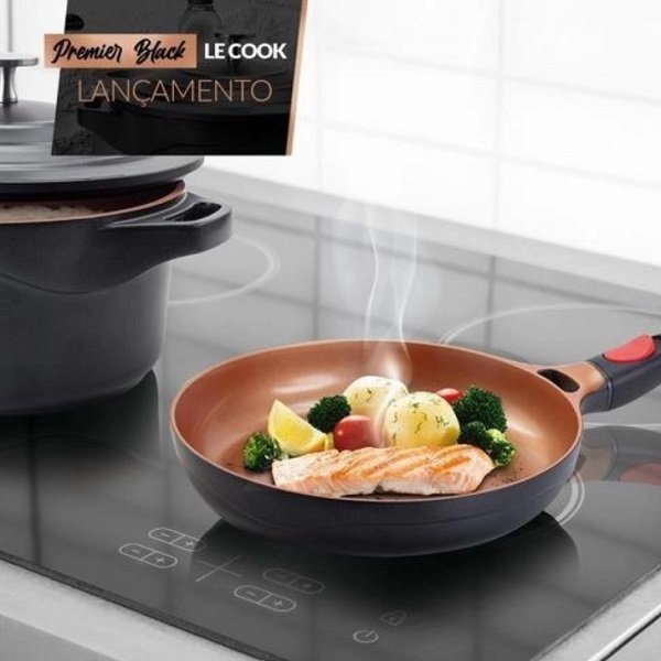 Frigideira Le Cook 24cm Premier Black 1,7l com Cabo Destacavel Lc1867 - 4