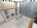 Ver imagem 2 de Estante 100% MDF modelo com 2 cabideiros 96x204x40cm Comac - Branco