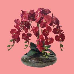 Arranjo montado com 4 orquídeas flor artificial Liz - 3