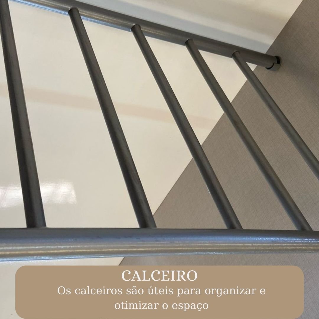Guarda-Roupa Casal 6 Portas 2 Gavetas Paris Espresso Móveis - 6