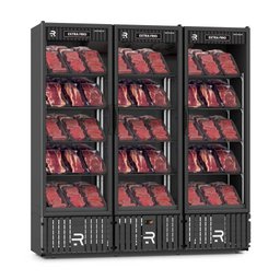 Visa Cooler Extra Frio 3 Portas Vidro Aquecido Preto/preto Vcef3p 220v - Refrimate - 2