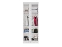 Ver mais imagens de Guarda-Roupa Casal Modulado de Canto 15 Portas 6 Gavetas Multimóveis Branco