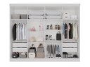 Ver imagem 6 de Guarda-Roupa Casal Modulado de Canto 15 Portas 6 Gavetas Multimóveis Crsal-Grp Branco