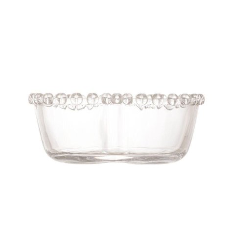 Bowl de Cristal Coração 13,5cm X 12,5cm X 5cm Lyor