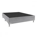 Ver imagem 1 de Base para Cama Box Casal 138x188x28 Sued Cinza Portobel