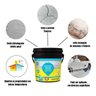 Borracha Liquida Branca Balde 18kg Quartzolit - 2