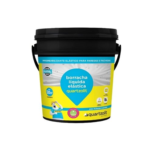 Borracha Liquida Branca Balde 18kg Quartzolit