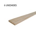 Ver imagem 2 de 6 Ripas Sarrafos 1x7x70 Cm Madeira de Pinus Artesanato