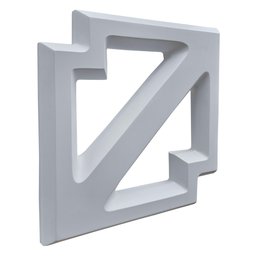 Forma 3d Abs Cobogó Concreto Profissional Elemento Vazado - Malta - 3
