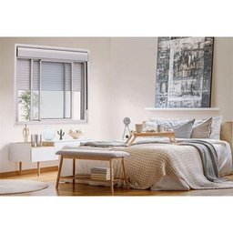 Janela Persiana Integrada de Aluminio Cor Branco 1,20x1,00m - 4