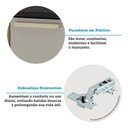 Ver mais imagens de Cozinha Modulada Compacta 5 Peças com Tampos e sem Pia Isis Avelã-mocca Laca