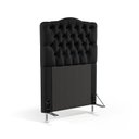 Ver imagem 2 de Kit Cabeceira Decorativa Para Cama Box Pollux e Calçadeira Sagitarius 90 Para Cama de Solteiro Sued
