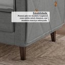 Ver imagem 6 de Sofá Living 3 Lugares com Pés em Madeira Maciça 210cm Sololá Yescasa