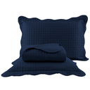 Ver imagem 2 de Cobre Leito Colcha Casal 3 Peças Dupla Face Micro Percal 150 Fios Matelado Mosaico