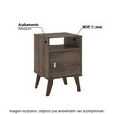 Ver imagem 2 de Mesa de Canto com 1 Porta e 1 Nicho - Rústico